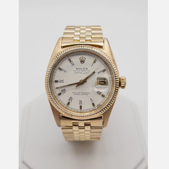 Rolex Other - Mens Rolex 36mm 18k Yellow Gold Watch SERVICED